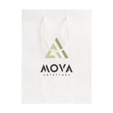 Logo trade meene pilt: Õlgkiududega taaskasutatud Leaf It Bag (180 g/m²) M