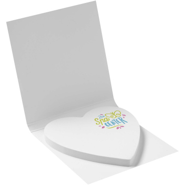 Logotrade ärikingitused pilt: Sticky-Mate® pehme kaanega südamekujulised kleeppaberid