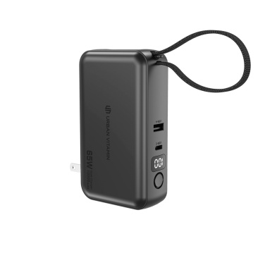 Logo trade reklaamkingituse pilt: Urban Vitamin Eureka hübriid GANcharger 10000mah akupank 65W