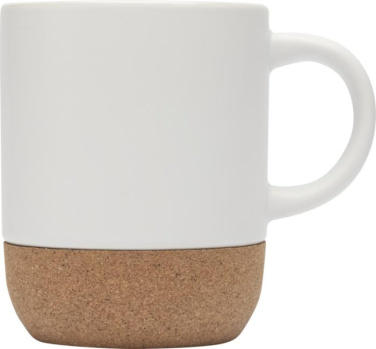 Logotrade ärikingituse foto: Billie 300 ml keraamiline sublimatsioonikruus korkdetailidega