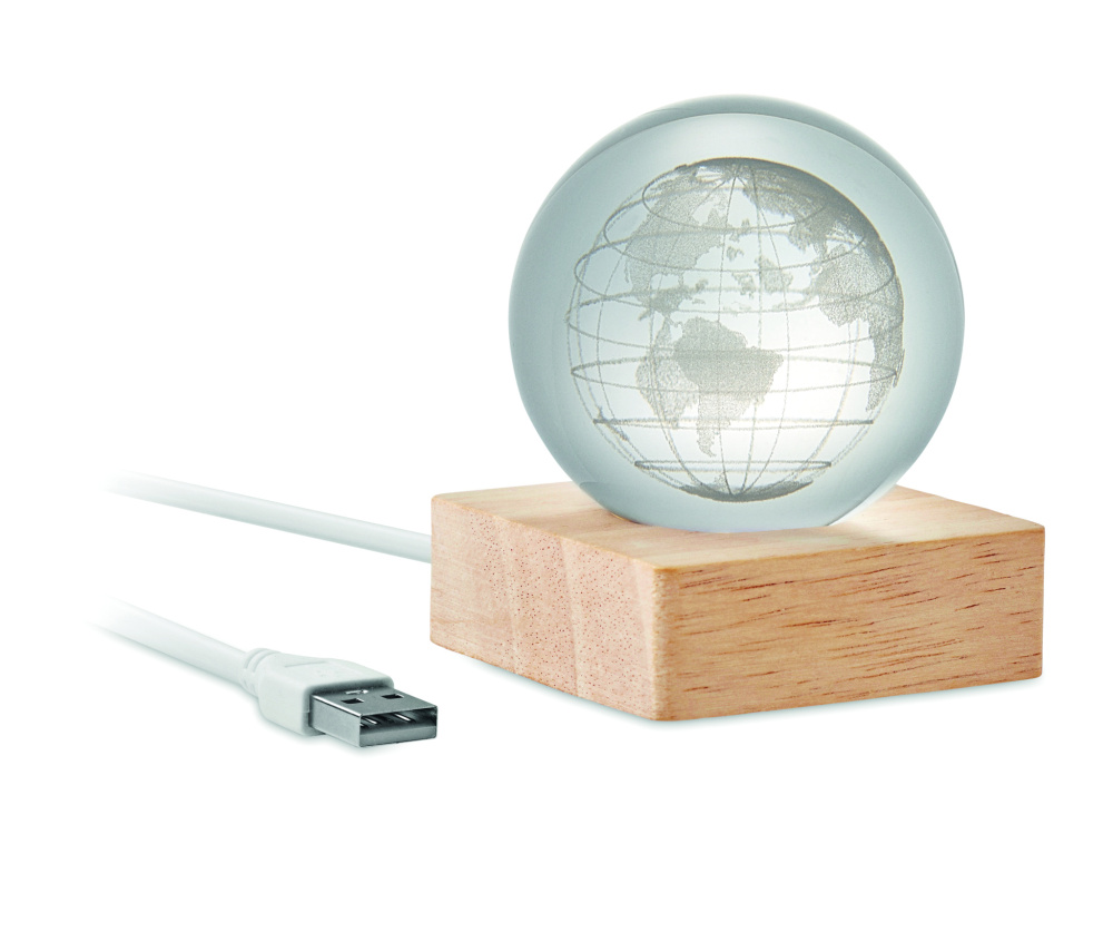 Logotrade meened pilt: LED-klaasist kera