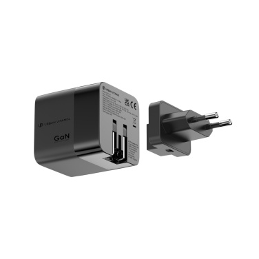 Logo trade ärikingi pilt: Urban Vitamin Mendocino 65W GaN laadija sissetõmmatava kaabliga