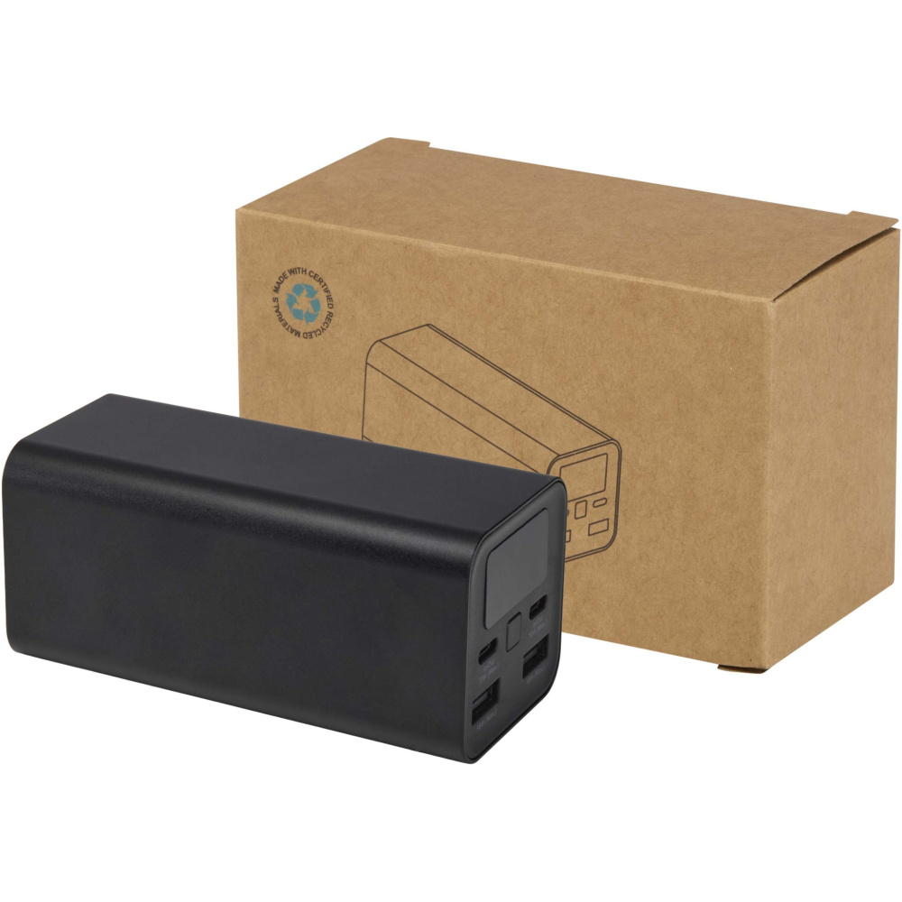 Logotrade ärikingi foto: Acamar 20 000 mAh 70W taaskasutatud alumiiniumist sülearvuti akupank