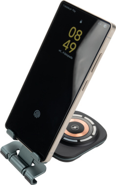 Logo trade firmakingituse pilt: Telefonihoidik koos juhtmevaba laadijaga