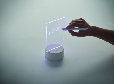 Logo trade firmakingi pilt: LEDMEMO valgustatud LED-märkmetahvel