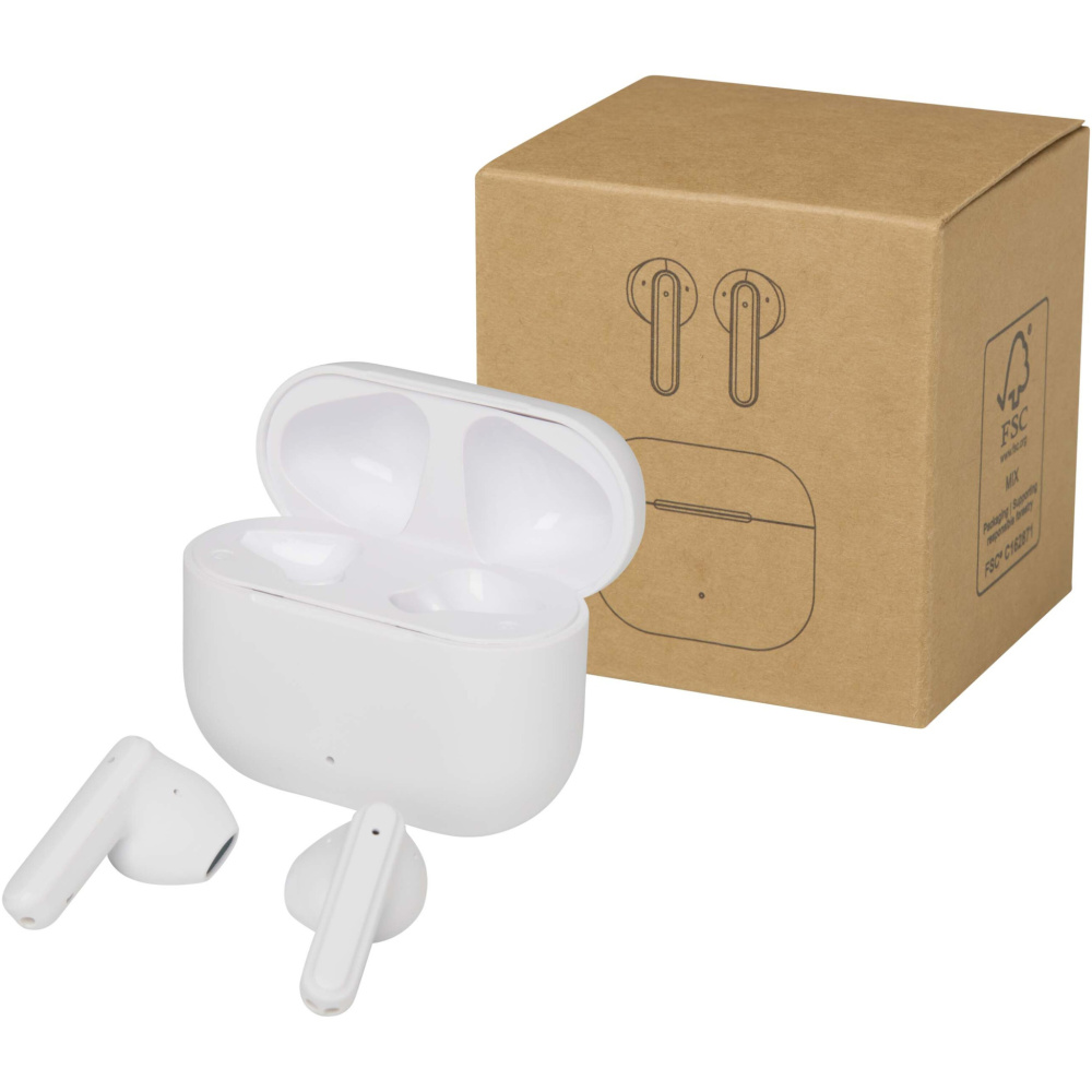 Logotrade reklaamtoote foto: Altais taaskasutatud plastist juhtmevabad Bluetooth® kõrvaklapid