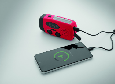 Logo trade firmakingi pilt: Kaasaskantav SOS raadio LED-taskulampiga ONDA