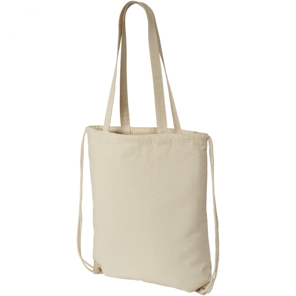 Logo trade liikelahjat mainoslahjat kuva: Eliza 240 g/m² -puuvillareppu kiristysnyörillä 6L