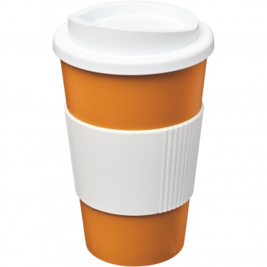 Logo trade mainostuote kuva: Americano® 350 ml eristetty muki oterenkaalla