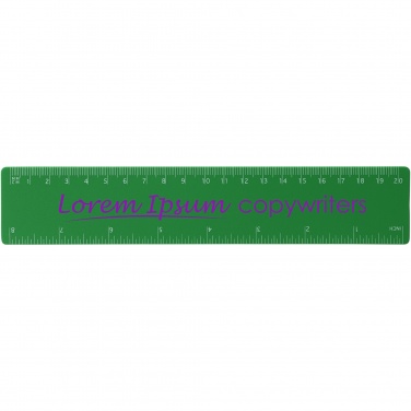 Logotrade mainostuotet kuva: Rothko-viivain, 20 cm, muovinen