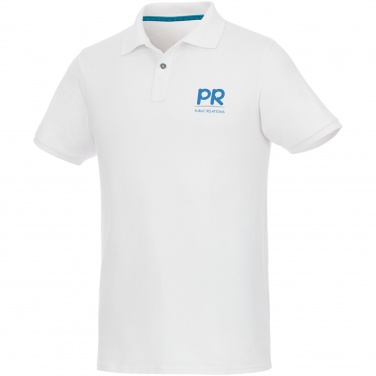 Logotrade mainostuote tuotekuva: Beryl short sleeve men's organic recycled polo