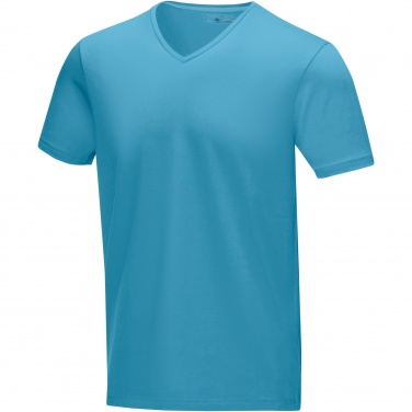 Logo trade mainoslahja kuva: Kawartha short sleeve men's organic V-neck t-shirt