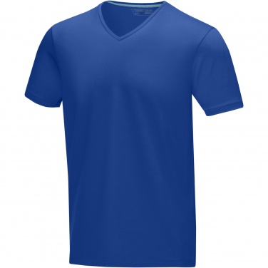 Logo trade mainoslahja kuva: Kawartha short sleeve men's organic V-neck t-shirt
