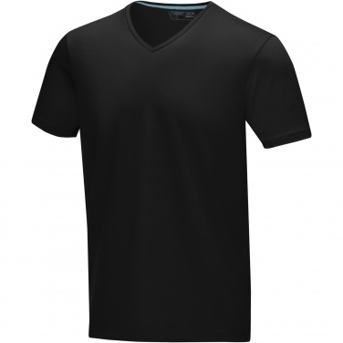 Logo trade liikelahja mainoslahja tuotekuva: Kawartha short sleeve men's organic V-neck t-shirt