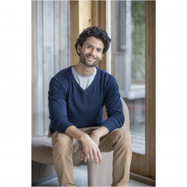 Logo trade mainoslahjat tuotekuva: Stanton miesten neulepaita, V-kaula-aukko