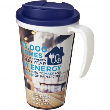 Logo trade liikelahja mainoslahja tuotekuva: Brite-Americano® Grande 350 ml muki, läikyttämätön kansi