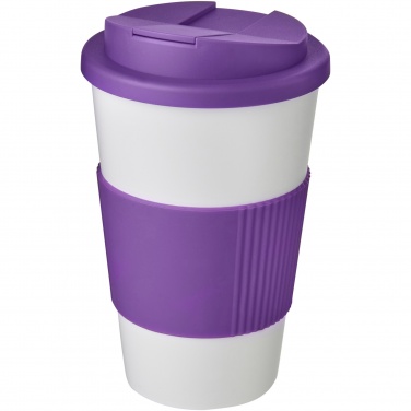 Logo trade mainoslahja kuva: Americano® 350 ml muki, läikyttämätön kansi, grippi