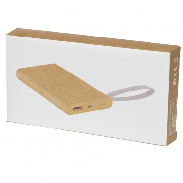 Logotrade mainoslahjat ja liikelahjat tuotekuva: Tulda-varavirtalähde, 5 000 mAh, bambua