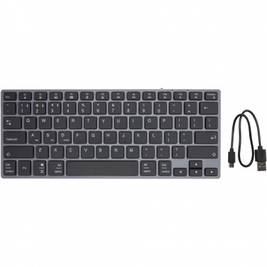 Logotrade liikelahjat mainoslahjat tuotekuva: Hybrid Bluetooth-tehonäppäimistö – QWERTY
