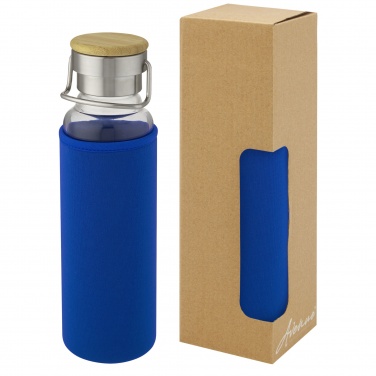 Logo trade mainoslahja ja liikelahja tuotekuva: Thor 660 ml:n lasipullo neopreenisuojuksella