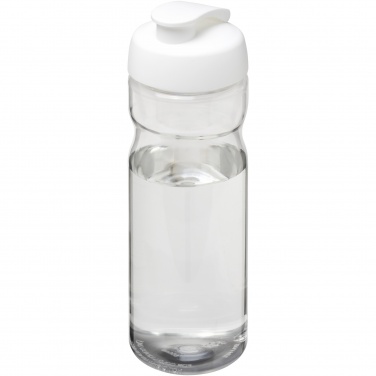 Logo trade liikelahjat mainoslahjat kuva: H2O Active® Base Tritan™ 650 ml urheilujuomapullo pikalukittavalla korkilla