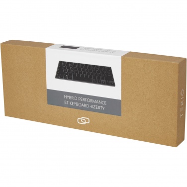 Logotrade mainoslahja tuotekuva: Hybrid Bluetooth-tehonäppäimistö – AZERTY