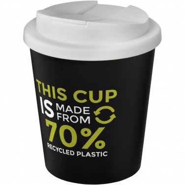 Logo trade mainoslahja ja liikelahja tuotekuva: Americano® Espresso Eco 250 ml kahvimuki kierrätetystä materiaalista. Läikkymätön kansi.