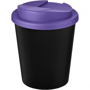 Logo trade mainoslahjat tuotekuva: Americano® Espresso Eco 250 ml kahvimuki kierrätetystä materiaalista. Läikkymätön kansi.