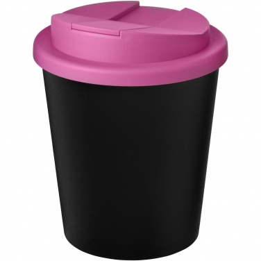 Logotrade liikelahja tuotekuva: Americano® Espresso Eco 250 ml kahvimuki kierrätetystä materiaalista. Läikkymätön kansi.