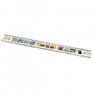 Logotrade liikelahjat mainoslahjat tuotekuva: Refari 30 cm:n viivain kierrätetystä muovista