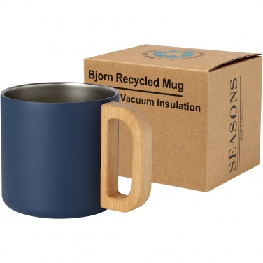 Logo trade mainoslahjat ja liikelahjat kuva: Bjorn 360 ml RCS-sertifioitu kierrätetty ruostumaton teräsmuki, kuparityhjiöeristetty