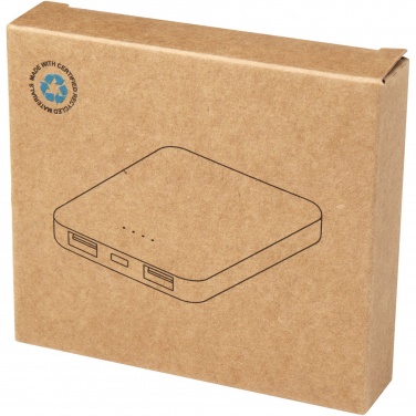 Logo trade mainoslahja kuva: Asama 5 000 mAh:n Type-C-varavirtalähde kierrätetystä muovista
