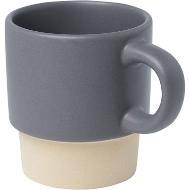 Logotrade mainostuote tuotekuva: Olympia 130 ml:n pinottava savipohjainen espressokuppi