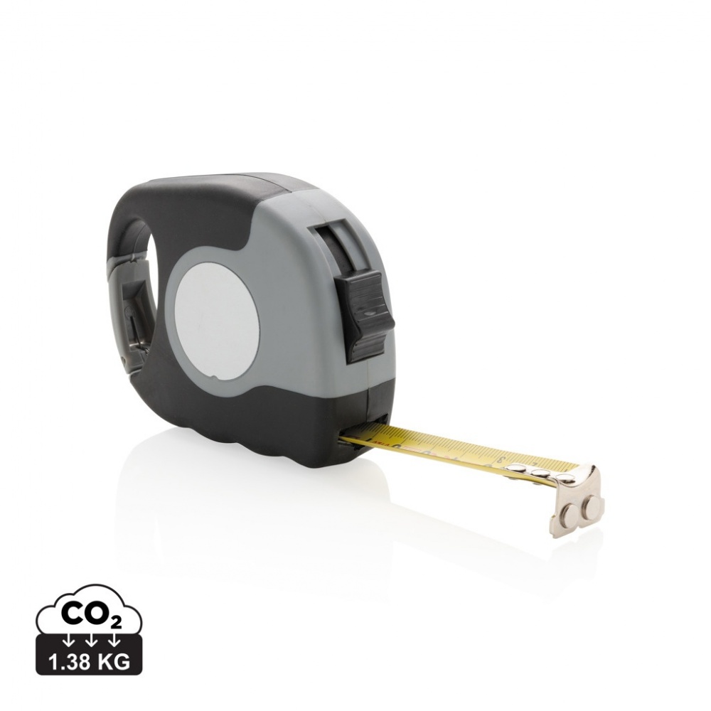 Logotrade mainoslahja tuotekuva: 5m/19mm mittanauha sulkurenkaalla