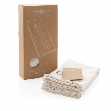 Logotrade mainoslahjat kuva: Ukiyo Aware™ 180g lautasliinat 4-osainen setti