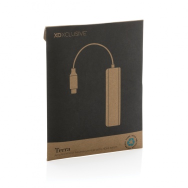 Logotrade mainoslahja ja liikelahja kuva: Terra hub HDMI tulolla kierrätetystä alumiinista