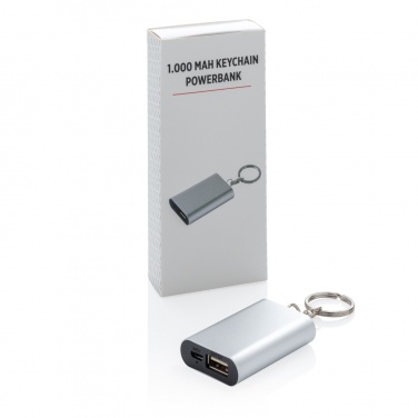 Logotrade mainoslahja ja liikelahja kuva: 1.000mAh varavirtalähde avaimenperä