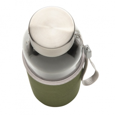 Logotrade liikelahja mainoslahja kuva: Lasipullo neopreenivyötteellä