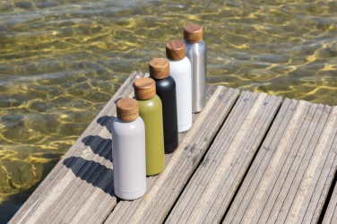 Logo trade liikelahja kuva: Wood vakuumipullo RCS ruostumattomasta teräksestä