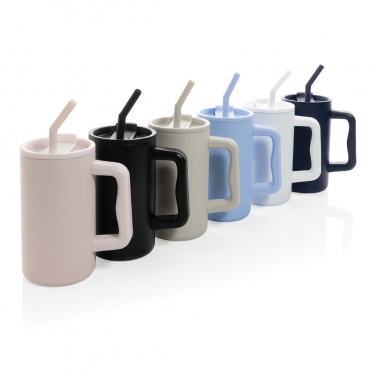 Logo trade mainoslahja kuva: Cube RCS -sertifioitu muki kierrätetystä teräksestä 800ml