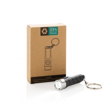 Logotrade liikelahjat kuva: Globix RCS USB-ladattava avaimenperä taskulamppu