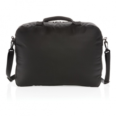 Logotrade mainoslahja tuotekuva: Musta PVC-vapaa Fashion-laptoplaukku 15,6"