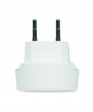 Logotrade mainoslahja tuotekuva: Matka-adapteri USB-laturi