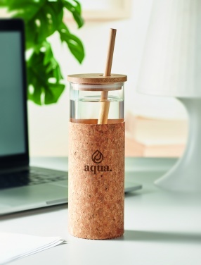 Logotrade mainoslahja tuotekuva: Lasinen juomapullo 450 ml