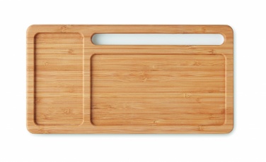 Logo trade mainoslahjat tuotekuva: Bambu langaton laturi 5W MALABAR