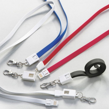 Logo trade liikelahjat mainoslahjat kuva: Nauha usb-kaapelilla LE PORT