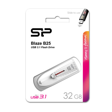 Logotrade mainoslahjat kuva: Pendrive Silicon Power Blaze B25 3.1
