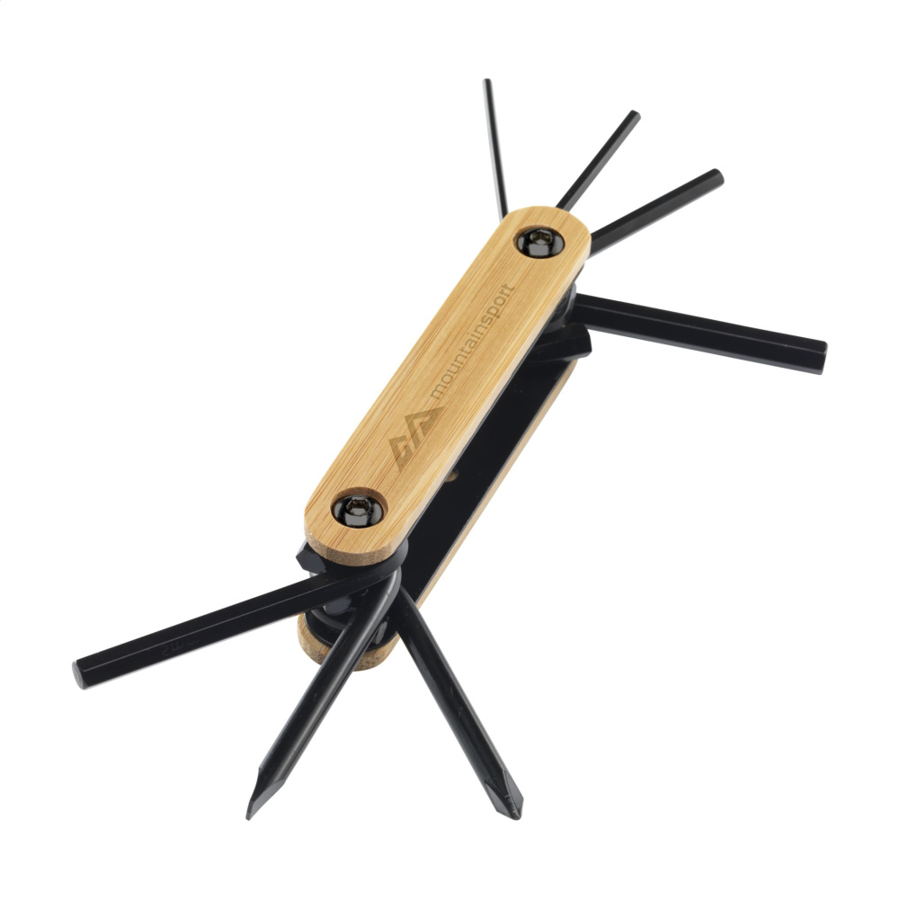 Logotrade mainoslahja ja liikelahja kuva: Bamboo Black Tool monitoimityökalu