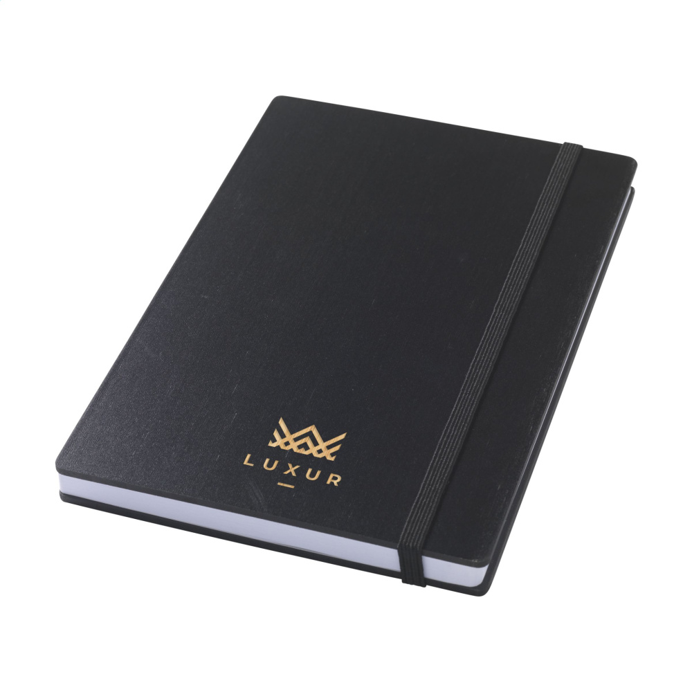 Logotrade mainoslahjat kuva: Bamboo Journal Naked Spine Paper Notebook Musta A5
