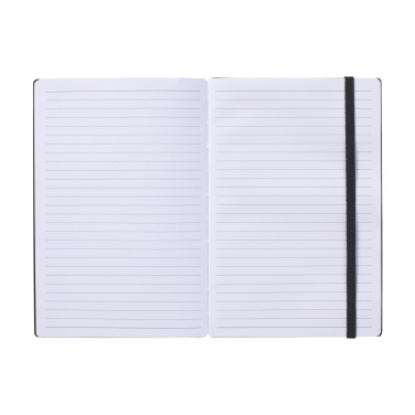 Logotrade liikelahja tuotekuva: Bamboo Journal Naked Spine Paper Notebook Musta A5